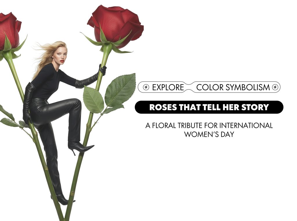 Women's day roses that tell her story