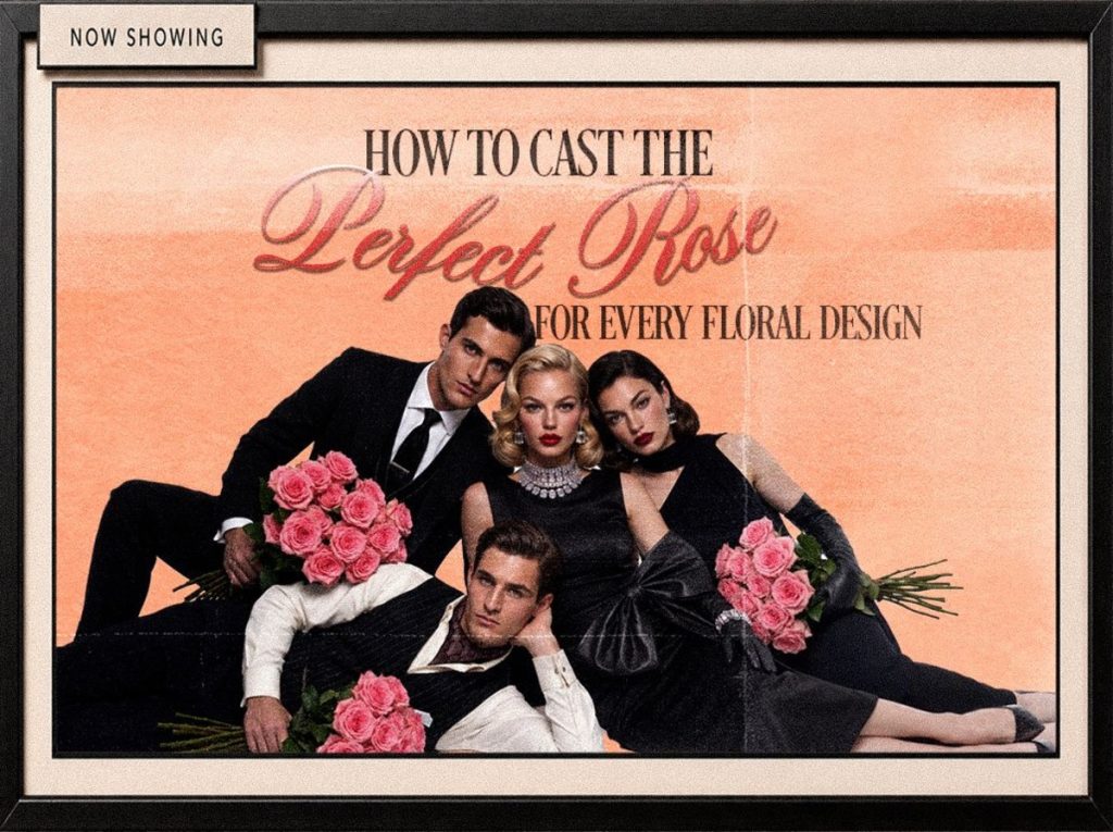 Perfect rose varieties from Royal Flowers selected for premium floral design arrangements